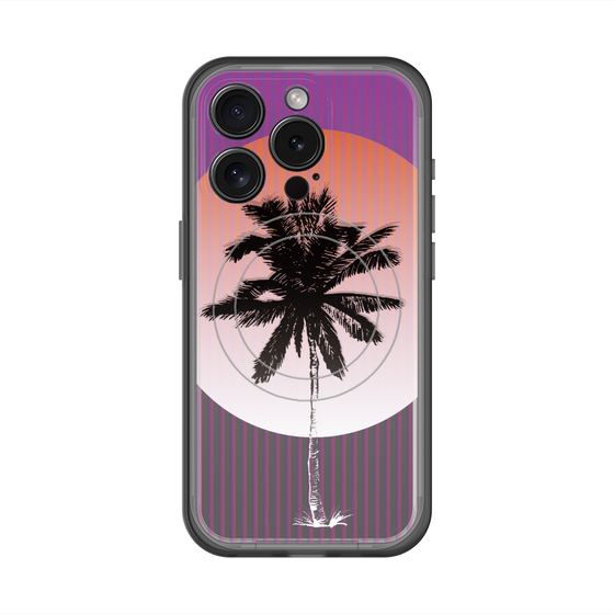 スリムプロテクションプレミアムケース with MagSafe［ Palm Tree ］