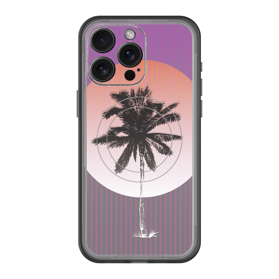 スリムプロテクションプレミアムケース with MagSafe［ Palm Tree ］