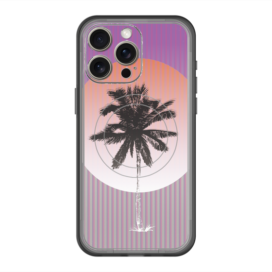 スリムプロテクションプレミアムケース with MagSafe［ Palm Tree ］