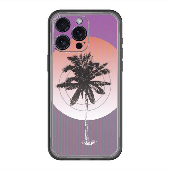 スリムプロテクションプレミアムケース with MagSafe［ Palm Tree ］