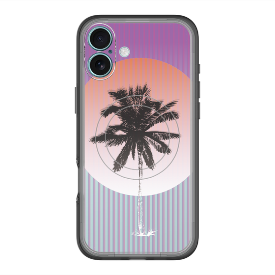 スリムプロテクションプレミアムケース with MagSafe［ Palm Tree ］