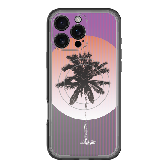 スリムプロテクションプレミアムケース with MagSafe［ Palm Tree ］