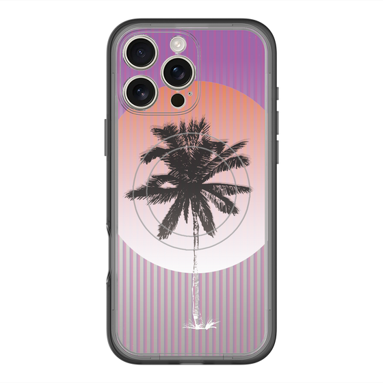 スリムプロテクションプレミアムケース with MagSafe［ Palm Tree ］