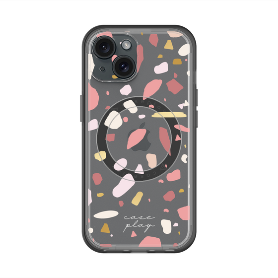 スリムプロテクションプレミアムケース with MagSafe［ Pink pieces ］