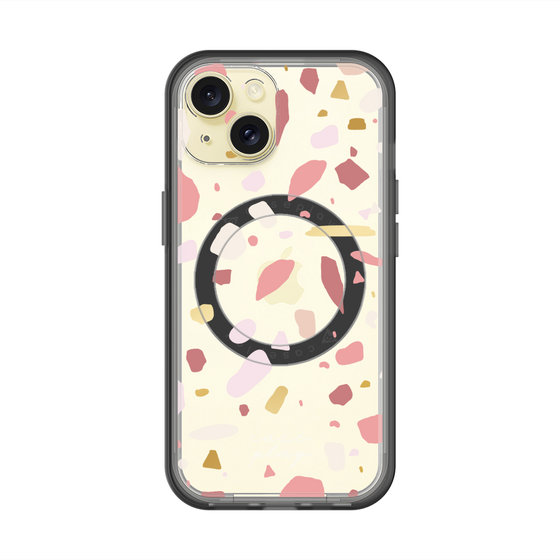 スリムプロテクションプレミアムケース with MagSafe［ Pink pieces ］