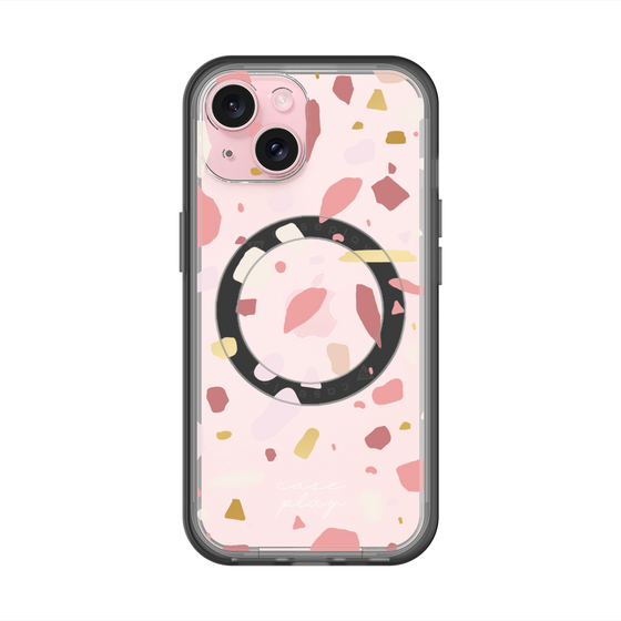 スリムプロテクションプレミアムケース with MagSafe［ Pink pieces ］