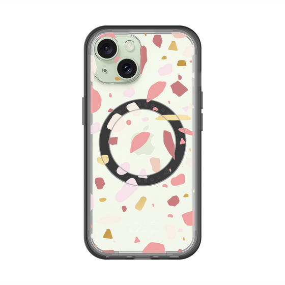 スリムプロテクションプレミアムケース with MagSafe［ Pink pieces ］