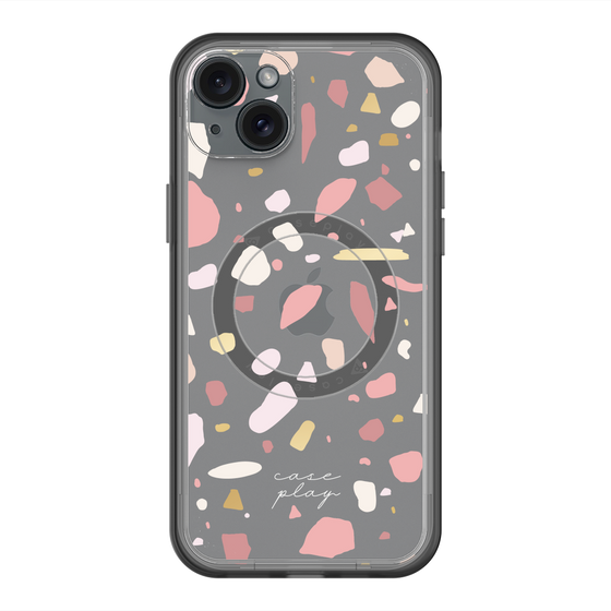 スリムプロテクションプレミアムケース with MagSafe［ Pink pieces ］