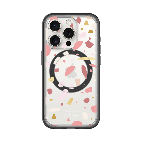 スリムプロテクションプレミアムケース with MagSafe［ Pink pieces ］