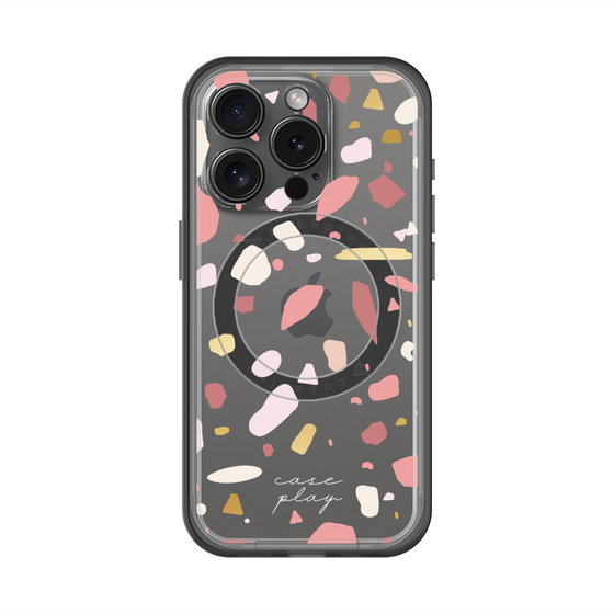 スリムプロテクションプレミアムケース with MagSafe［ Pink pieces ］