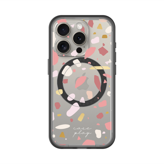 スリムプロテクションプレミアムケース with MagSafe［ Pink pieces ］