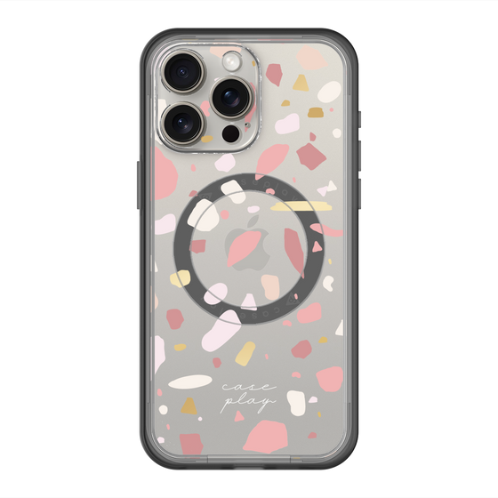 スリムプロテクションプレミアムケース with MagSafe［ Pink pieces ］