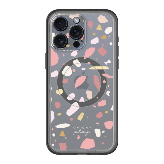 スリムプロテクションプレミアムケース with MagSafe［ Pink pieces ］