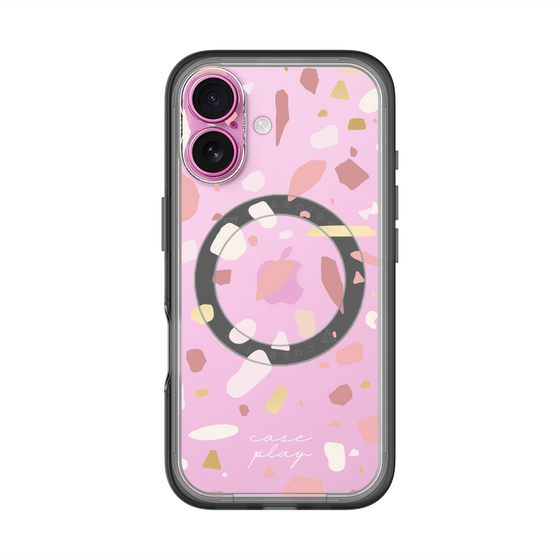 スリムプロテクションプレミアムケース with MagSafe［ Pink pieces ］