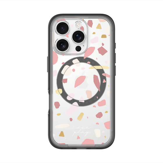スリムプロテクションプレミアムケース with MagSafe［ Pink pieces ］
