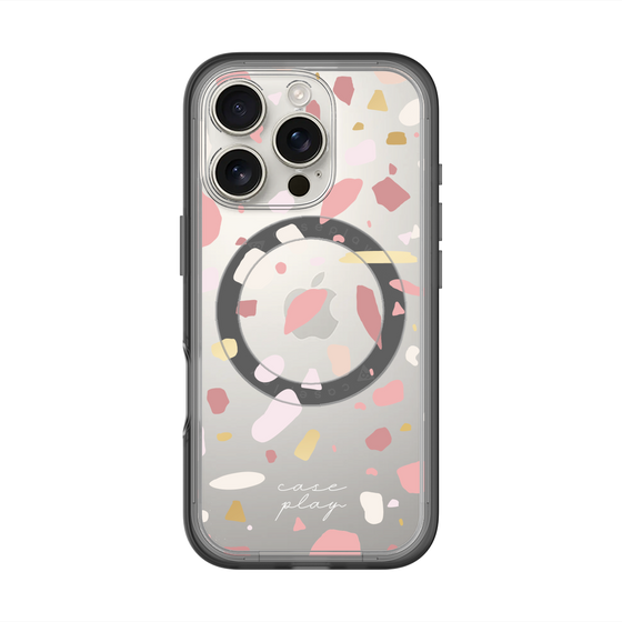 スリムプロテクションプレミアムケース with MagSafe［ Pink pieces ］