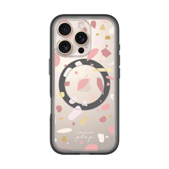 スリムプロテクションプレミアムケース with MagSafe［ Pink pieces ］