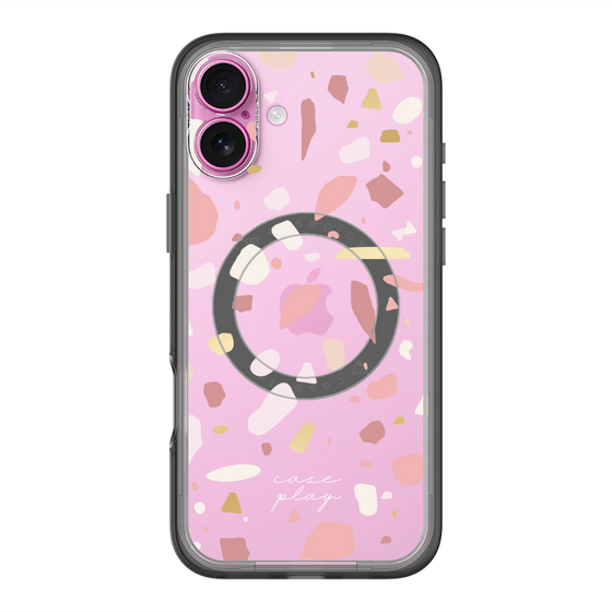スリムプロテクションプレミアムケース with MagSafe［ Pink pieces ］
