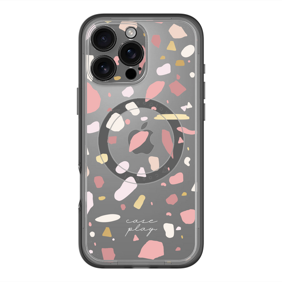 スリムプロテクションプレミアムケース with MagSafe［ Pink pieces ］