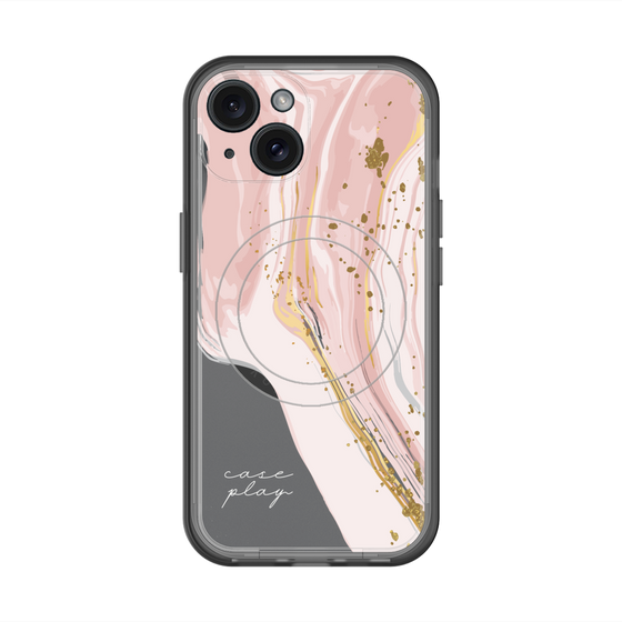 スリムプロテクションプレミアムケース with MagSafe［ Melting pink ］