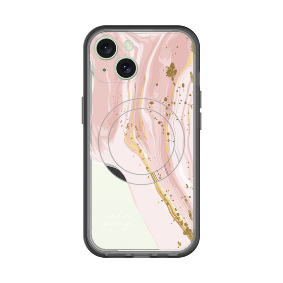 スリムプロテクションプレミアムケース with MagSafe［ Melting pink ］