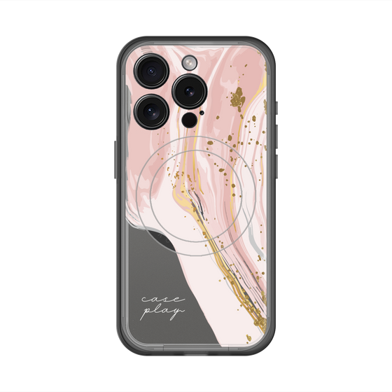 スリムプロテクションプレミアムケース with MagSafe［ Melting pink ］