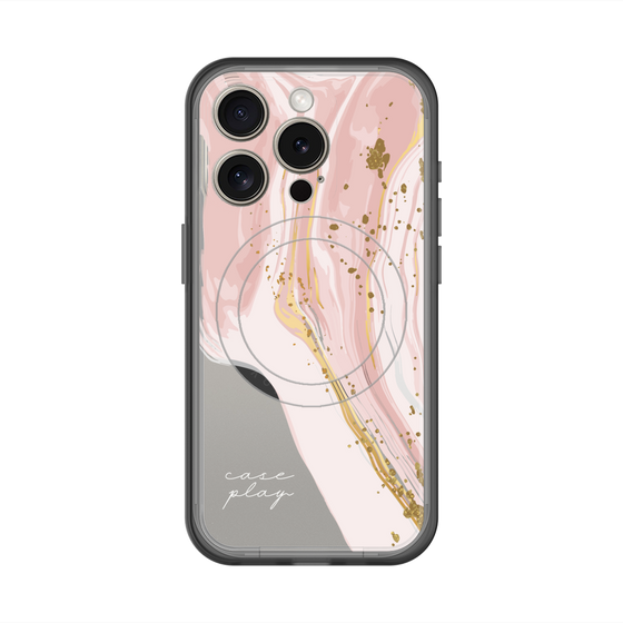 スリムプロテクションプレミアムケース with MagSafe［ Melting pink ］