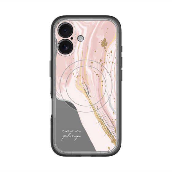 スリムプロテクションプレミアムケース with MagSafe［ Melting pink ］