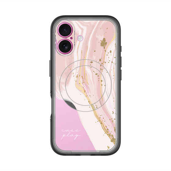 スリムプロテクションプレミアムケース with MagSafe［ Melting pink ］