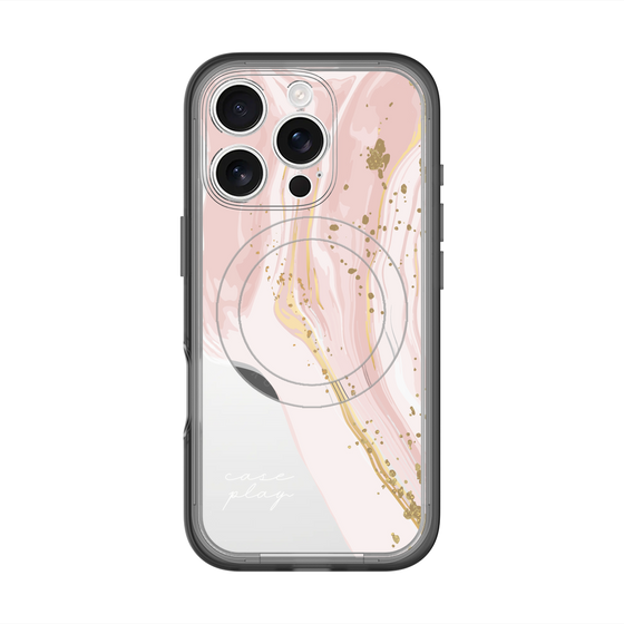 スリムプロテクションプレミアムケース with MagSafe［ Melting pink ］