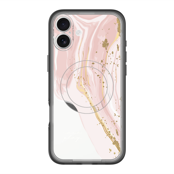 スリムプロテクションプレミアムケース with MagSafe［ Melting pink ］