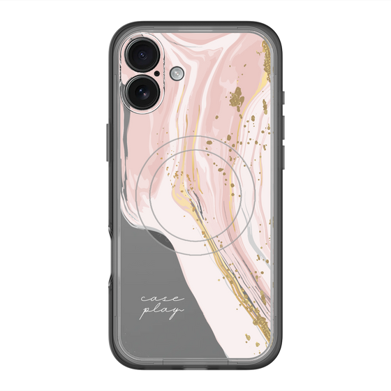 スリムプロテクションプレミアムケース with MagSafe［ Melting pink ］