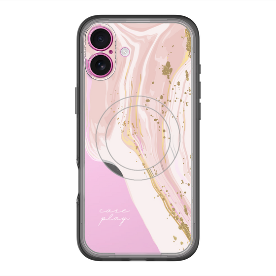 スリムプロテクションプレミアムケース with MagSafe［ Melting pink ］
