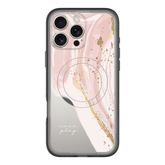 スリムプロテクションプレミアムケース with MagSafe［ Melting pink ］
