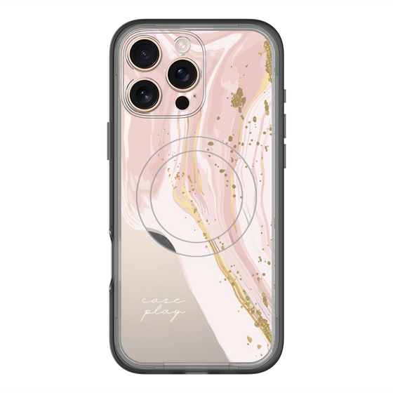 スリムプロテクションプレミアムケース with MagSafe［ Melting pink ］