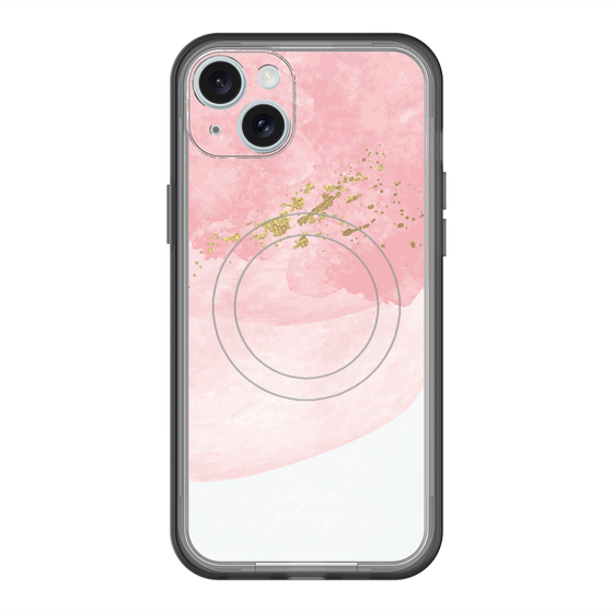 スリムプロテクションプレミアムケース with MagSafe［ pink layered ］
