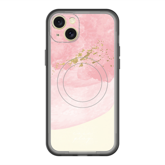 スリムプロテクションプレミアムケース with MagSafe［ pink layered ］