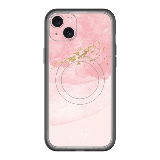 スリムプロテクションプレミアムケース with MagSafe［ pink layered ］