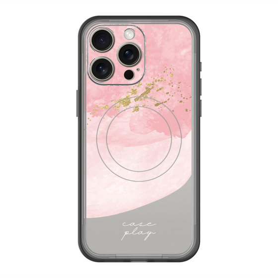 スリムプロテクションプレミアムケース with MagSafe［ pink layered ］