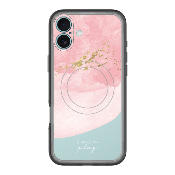 スリムプロテクションプレミアムケース with MagSafe［ pink layered ］