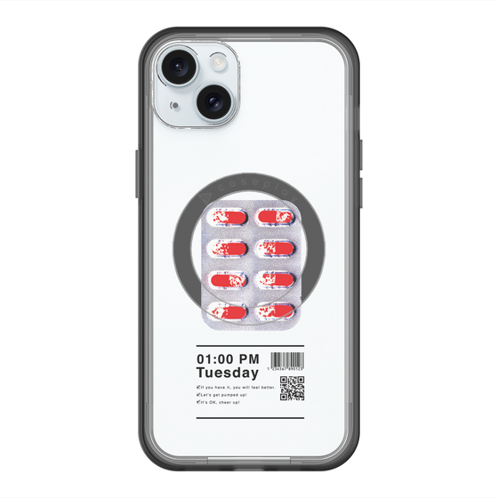 スリムプロテクションプレミアムケース with MagSafe［ 01:00 PM Tuesday ］