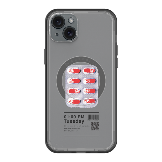 スリムプロテクションプレミアムケース with MagSafe［ 01:00 PM Tuesday ］