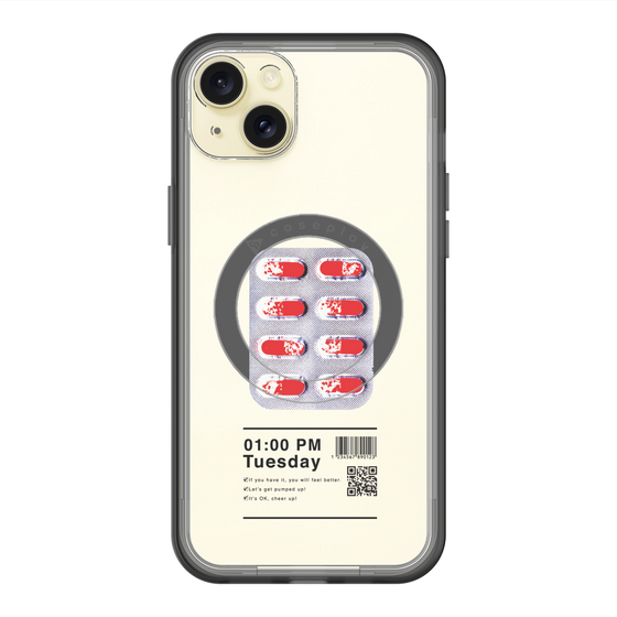 スリムプロテクションプレミアムケース with MagSafe［ 01:00 PM Tuesday ］
