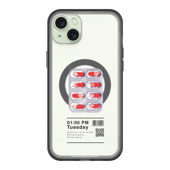 スリムプロテクションプレミアムケース with MagSafe［ 01:00 PM Tuesday ］