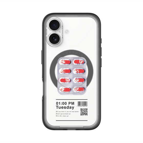 スリムプロテクションプレミアムケース with MagSafe［ 01:00 PM Tuesday ］