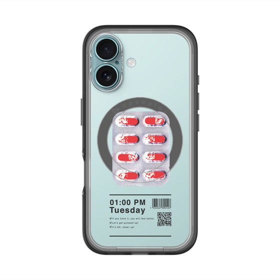 スリムプロテクションプレミアムケース with MagSafe［ 01:00 PM Tuesday ］