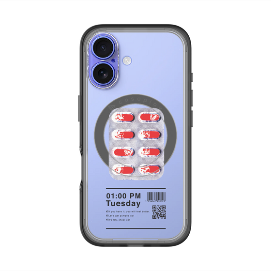 スリムプロテクションプレミアムケース with MagSafe［ 01:00 PM Tuesday ］