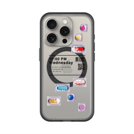 スリムプロテクションプレミアムケース with MagSafe［ 10:00 PM Wednesday ］