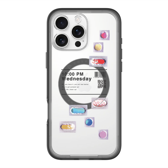 スリムプロテクションプレミアムケース with MagSafe［ 10:00 PM Wednesday ］