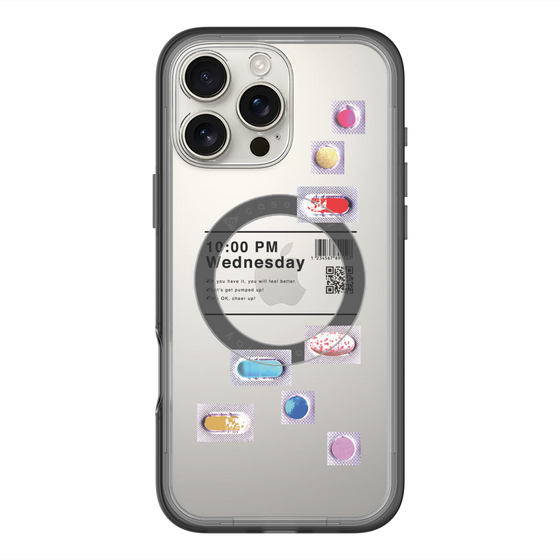 スリムプロテクションプレミアムケース with MagSafe［ 10:00 PM Wednesday ］